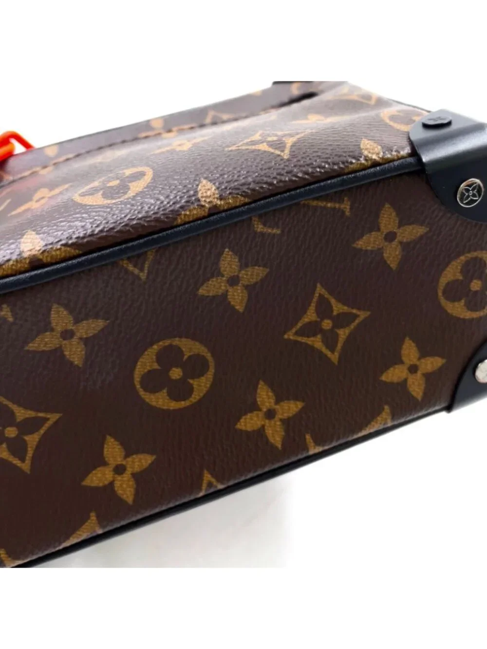 Louis Vuitton Mini Soft Trunk Monogram Eclipse Leather Brown Black